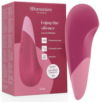 Womanizer Vibe Lay-on Mályva színű csiklóvibrátor, dobozzal