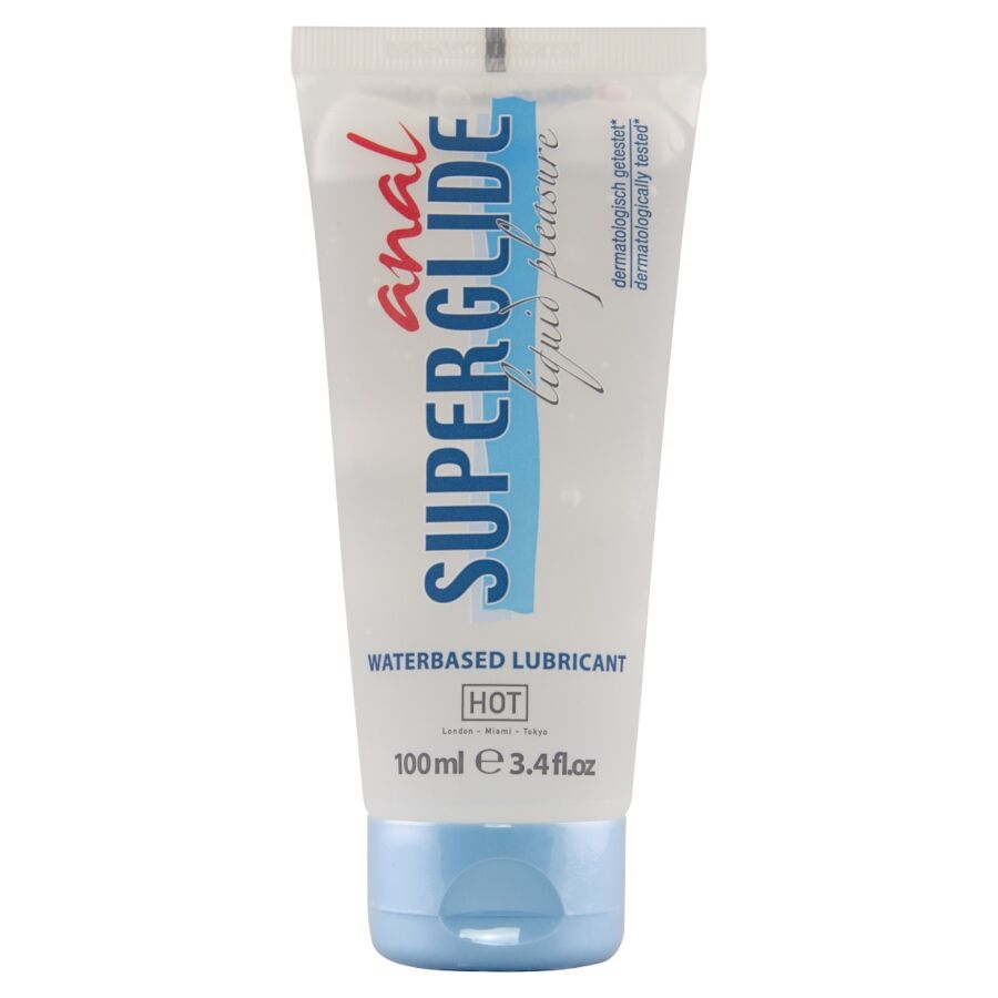 HOT Superglide vízbázisú anál síkosító, 100 ml