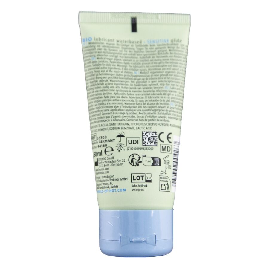 HOT Bio Sensitive vízbázisú síkosító – 50 ml