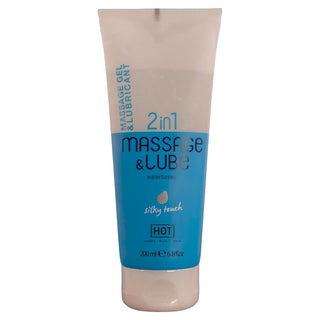 HOT Massage & Glide vízbázisú síkosító, masszázsgél – 200 ml