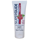 HOT Superglide ehető ízesített síkosító – 75 ml – Málna (3)