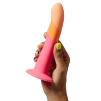Romp Dizi tapadókorongos szilikondildó, 18 cm (4)