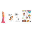 Romp Dizi tapadókorongos szilikondildó, 18 cm (9)