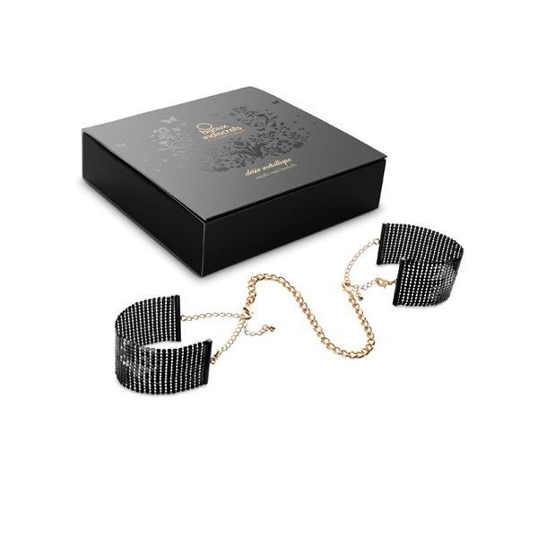 Bijoux Indiscrets Désir Métallique fém bilincs – fekete (4)