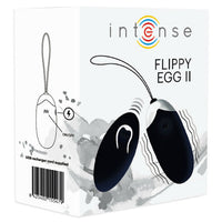 Intense Flippy II tölthető, távirányítós vibrotojás – fekete (5)