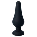 Intense Pipo L szilikon análdugó, fekete, 13 cm (3)