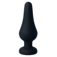 Intense Pipo L szilikon análdugó, fekete, 13 cm (3)