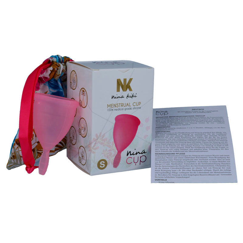 Nina Kikí Nina Cup menstruációs kehely – Rózsaszín, S (9)