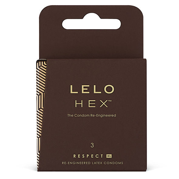 LELO HEX Respect XL nagy méretű óvszer – 3–36 db