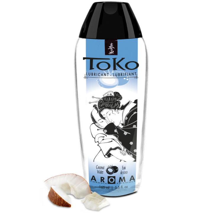 Shunga Toko Aroma ízesített vízbázisú síkosító – 165 ml – Kókuszvíz (7)