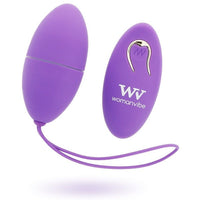 Womanvibe Alsan távirányítós vibrotojás – lila