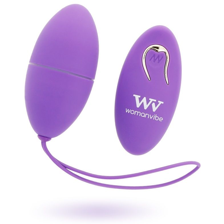 Womanvibe Alsan távirányítós vibrotojás – lila