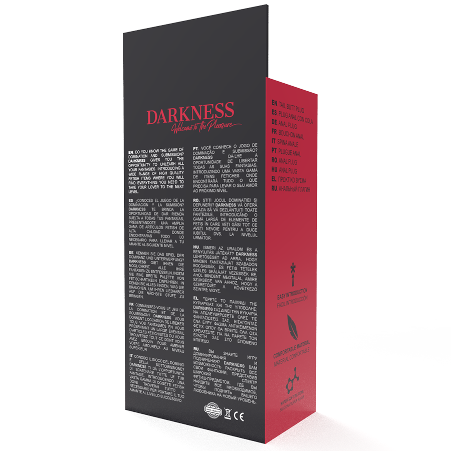 Darkness fekete szilikon análtágító dugó (4)