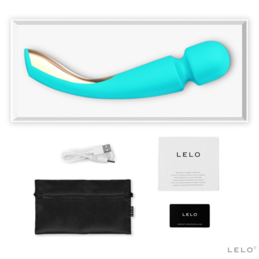 LELO Smart Wand 2 nagy wand masszírozó – türkiz (2)