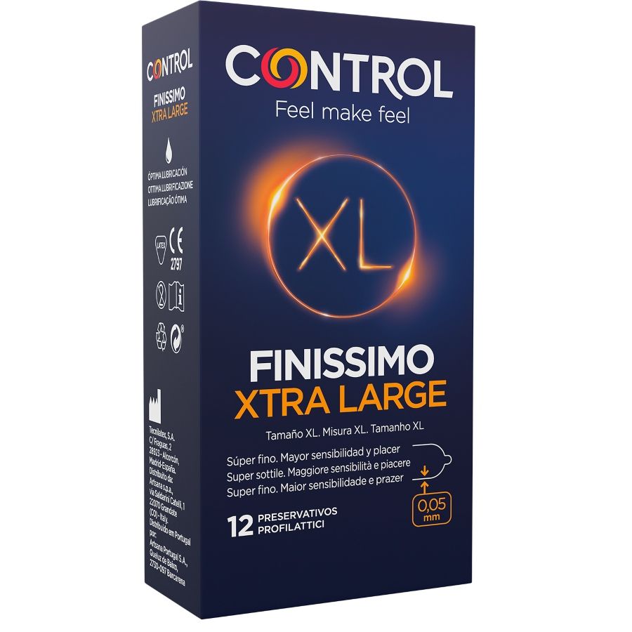 Control Finissimo extra vékony óvszer – XL (57 mm), 12 db (4)