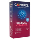 Control Xtra Dots pontozott óvszer – 12 db