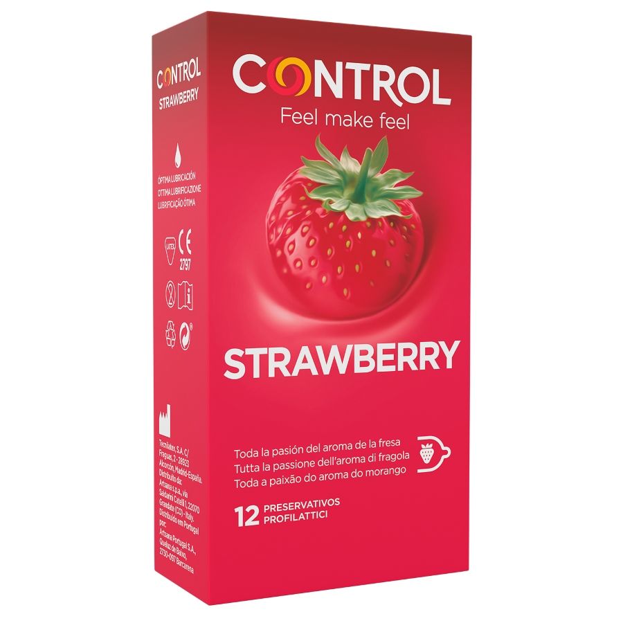Control Adapta eper ízesített óvszer – 12 db