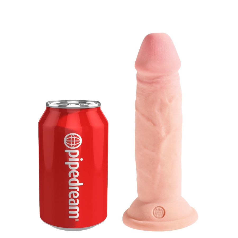 King Cock Plus háromrétegű élethű dildó, 15 cm