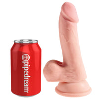 King Cock Plus háromrétegű élethű dildó, 14 cm (2)