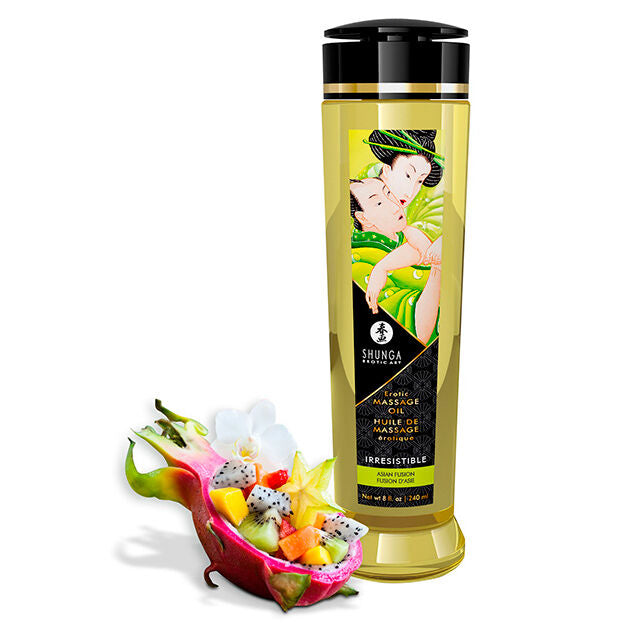 Shunga erotikus masszázsolaj – 240 ml – Ázsiai fúzió (5)