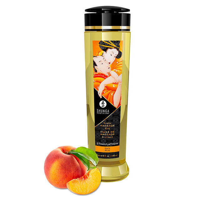 Shunga erotikus masszázsolaj – 240 ml – Barack (4)