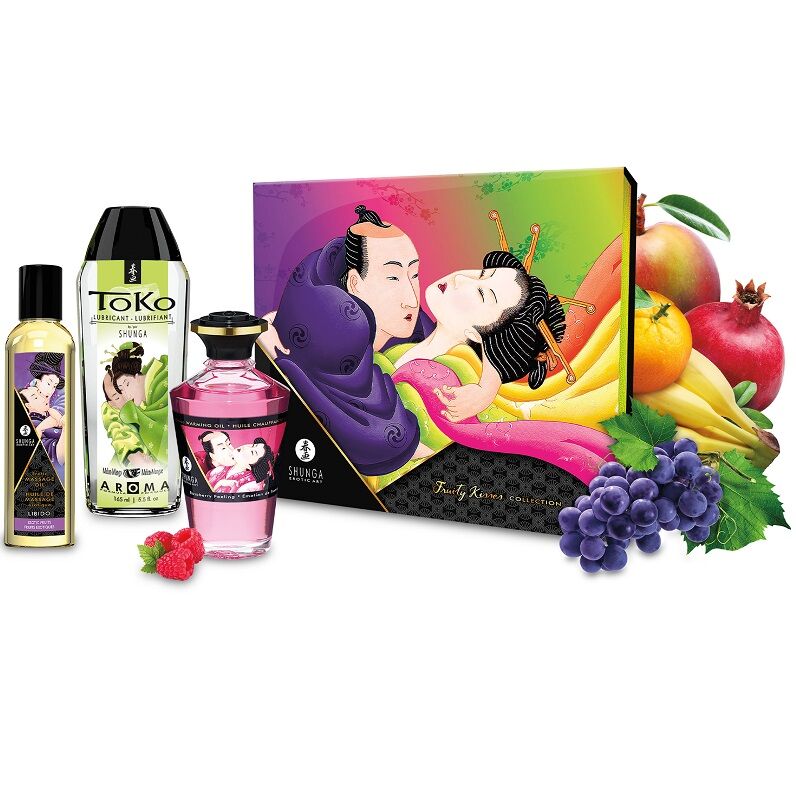 Shunga Fruity Kisses masszázsolaj-szett (7)