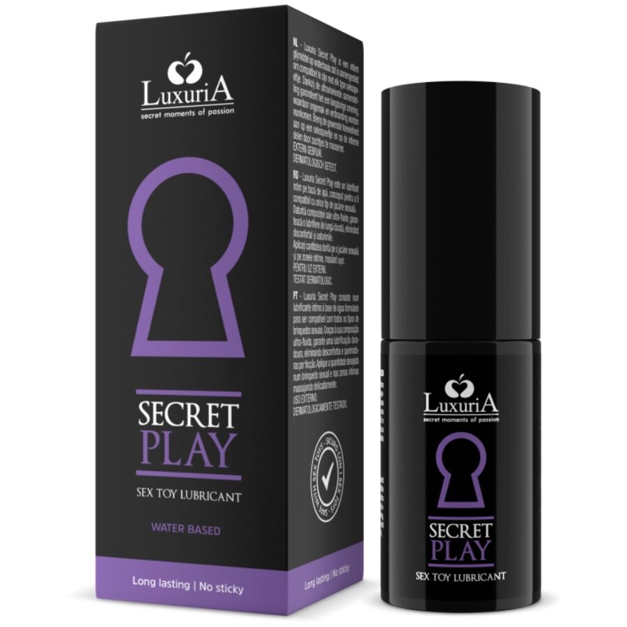 Luxuria Secret Play vízbázisú síkosító játékokhoz – 30 ml