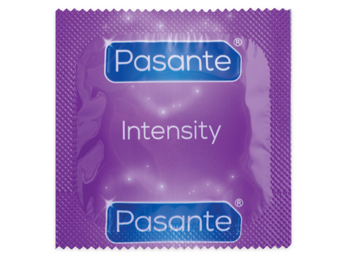 Pasante Intensity bordázott, pontozott óvszer – 3 db
