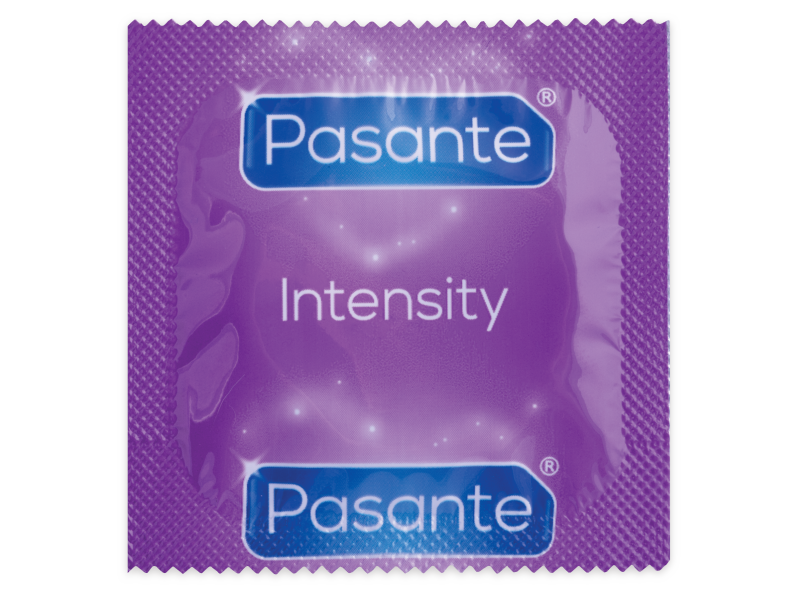 Pasante Intensity bordázott, pontozott óvszer – 3 db (2)