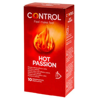 Control Hot Passion melegítő óvszer – 10 db