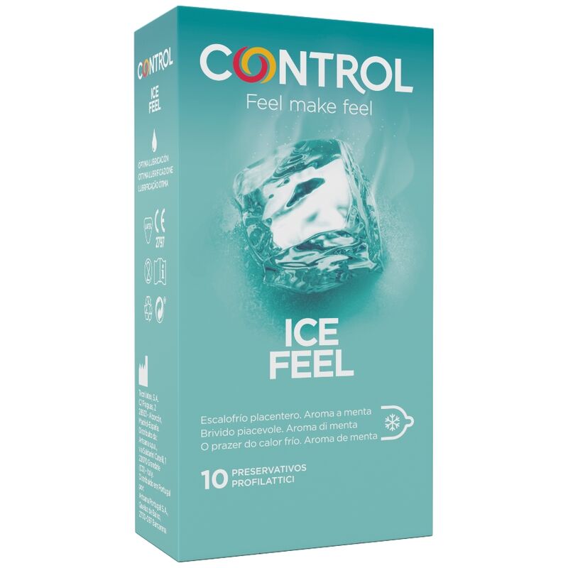 Control Ice Feel hűsítő mentás óvszer – 10 db