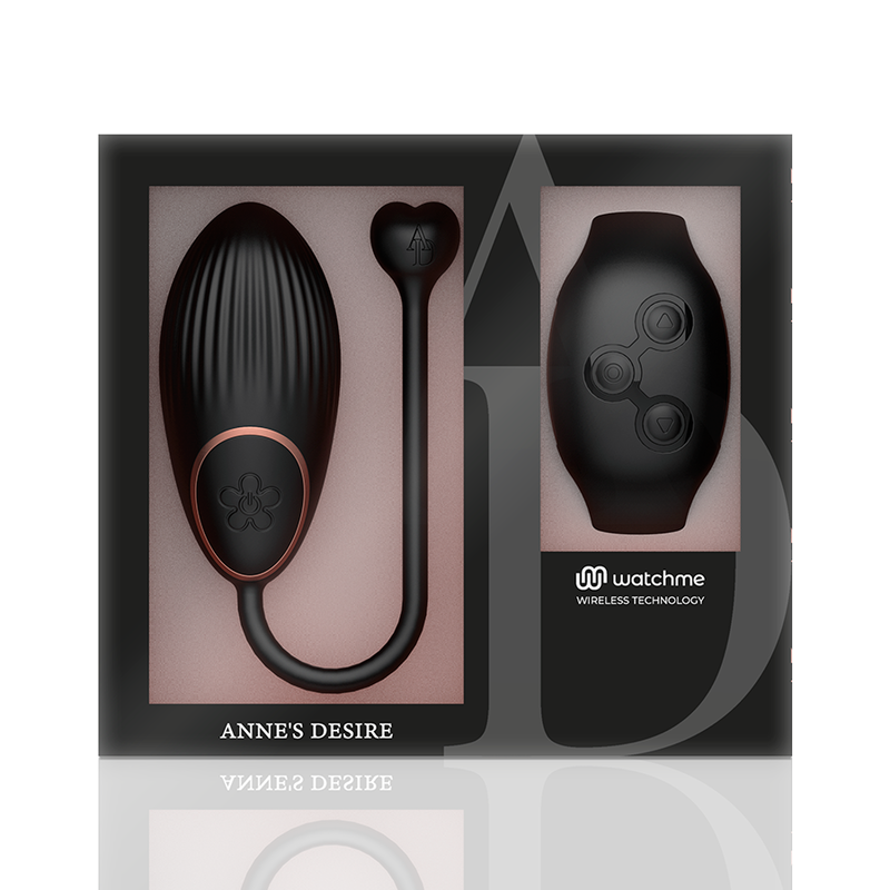 Anne's Desire Egg távirányítós csiklóvibrátor – fekete (8)