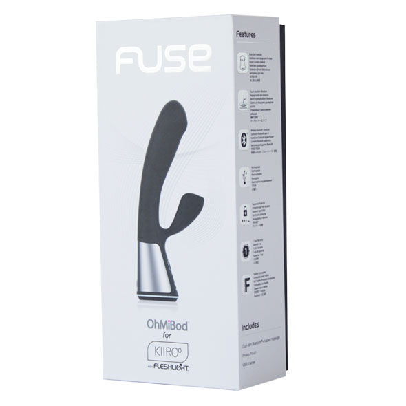 OhMiBod Fuse applikációs nyuszis vibrátor – fekete (3)