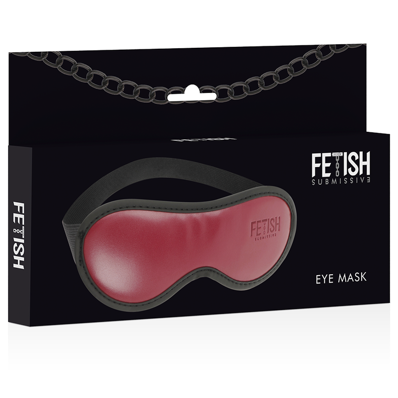 Fetish Submissive Dark Room műbőr szemmaszk (4)