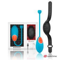 Wearwatch Egg vibrotojás távirányító órával – kék / fekete