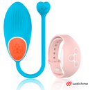 Wearwatch Egg vibrotojás távirányító órával – kék / rózsaszín (2)