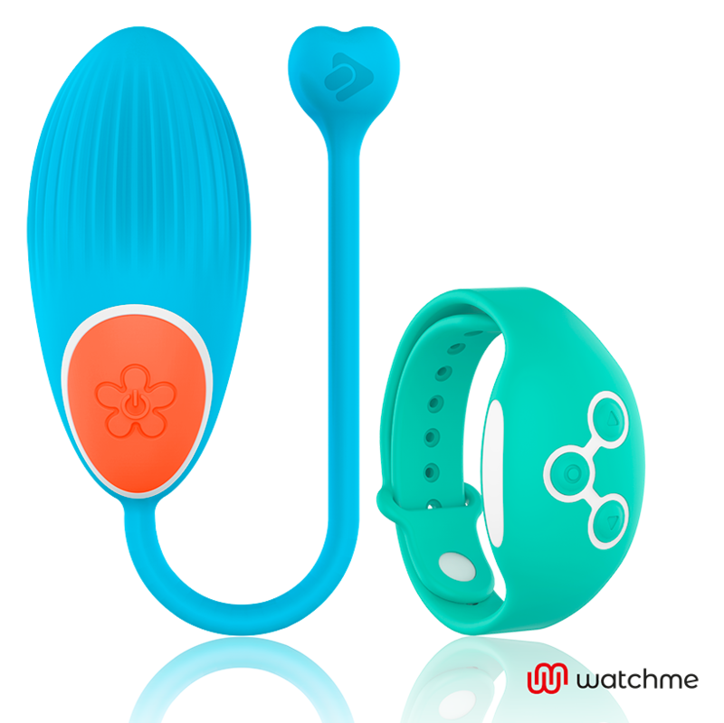 Wearwatch Egg vibrotojás távirányító órával – kék / vízzöld (2)