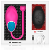 Wearwatch Egg vibrotojás távirányító órával – fukszia / fekete (6)