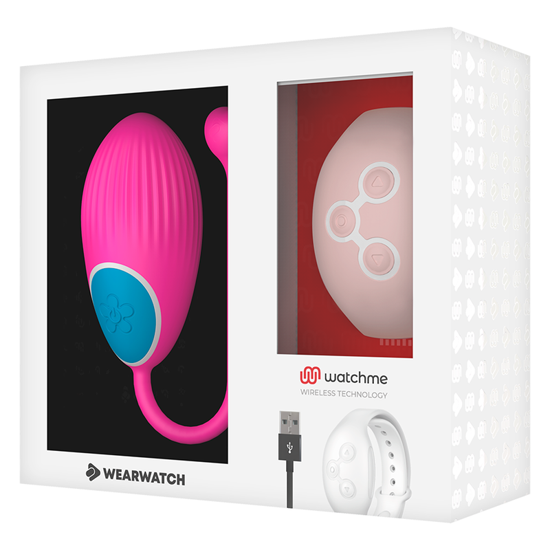 Wearwatch Egg vibrotojás távirányító órával – fukszia / rózsaszín (6)
