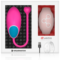 Wearwatch Egg vibrotojás távirányító órával – fukszia / rózsaszín (7)