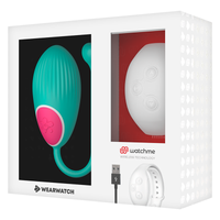 Wearwatch Egg vibrotojás távirányító órával – tengerkék / hófehér (5)