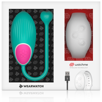 Wearwatch Egg vibrotojás távirányító órával – tengerkék / hófehér (6)