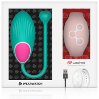 Wearwatch Egg vibrotojás távirányító órával – tengerkék / rózsaszín (6)