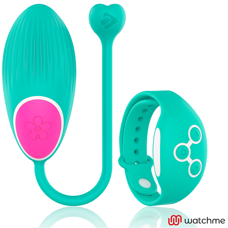 Wearwatch Egg vibrotojás távirányító órával – tengerkék (2)