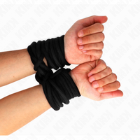 Kink pamut bondage kötél 20 m – fekete – 3. kép