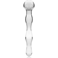 Nebula Model 13 üvegdildó, 18 cm – átlátszó – 5. kép