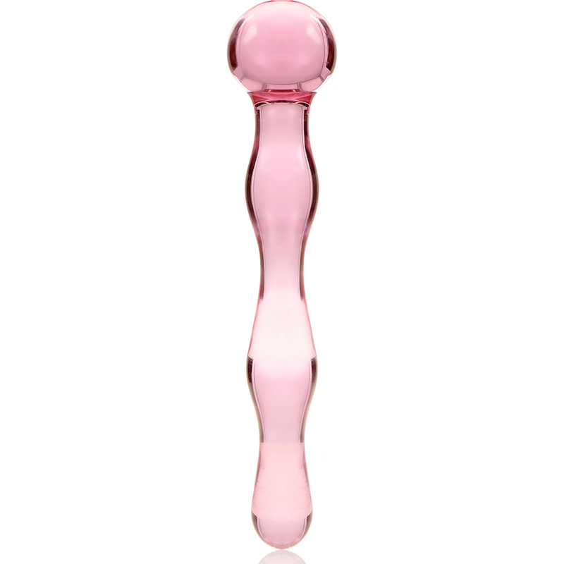Nebula Model 13 üvegdildó, 18 cm – rózsaszín – 4. kép