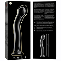 Nebula Model 18 üvegdildó, 18,5 cm – átlátszó – 5. kép