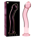 Nebula Model 18 üvegdildó, 18,5 cm – rózsaszín – 3. kép