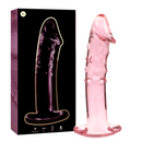 Nebula Model 19 üvegdildó, 18,5 cm – rózsaszín – 2. kép